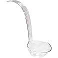 Party Essentials Hard Plastic 5-Ounce Punch Bowl/Serving Ladle, 1-Count, Clear