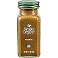 Simply Organic Ground Cumin Seed, 2.31 Ounce Glass Jar, Rich, Warm, Complex Earthy Spice Flavor, Certified Organic, Kosher