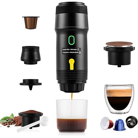 �� ���� �� Portable Coffee Maker for Travel, 20 Bar Portable Espresso Machine with ...