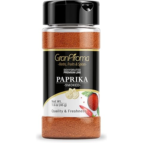 GranAroma Smoked Paprika, 1.6 oz, Fine Ground, Strong & Smoky Taste