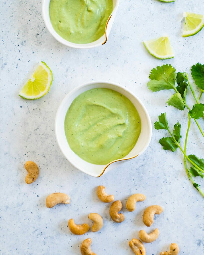 Cilantro Sauce.