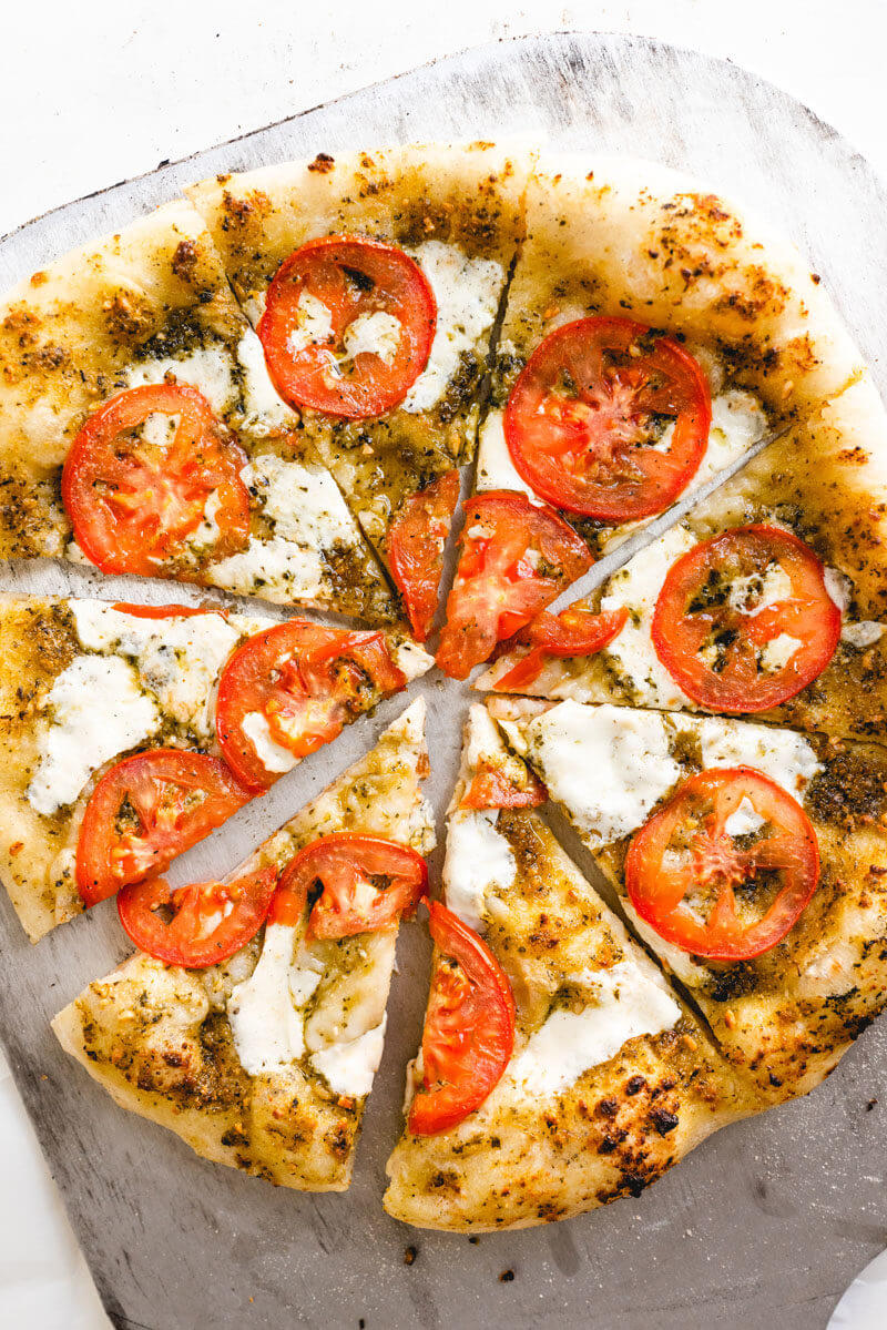 Pesto pizza recipe