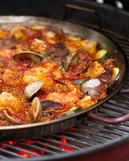 Grilled Paella Recipe