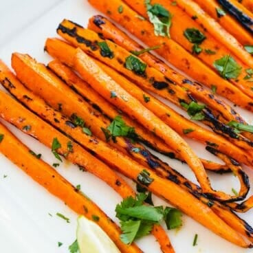 Grilled carrots