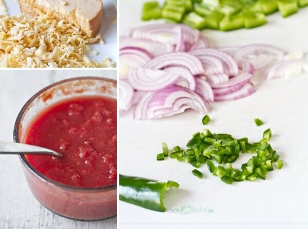 Making Cajun pizza
