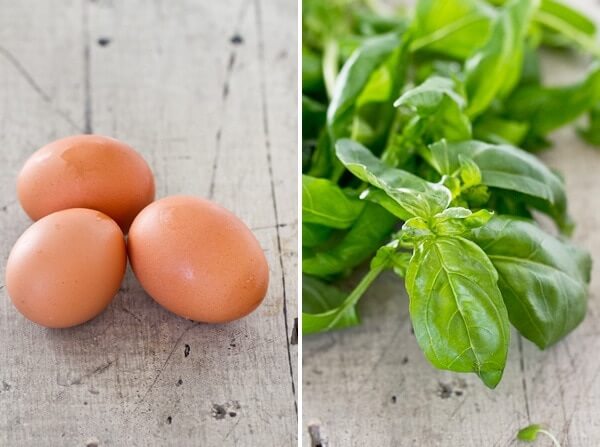 Healthy egg salad with basil | Eggs and basil