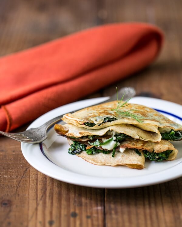 Basic crepes | Grilled cheese crepes