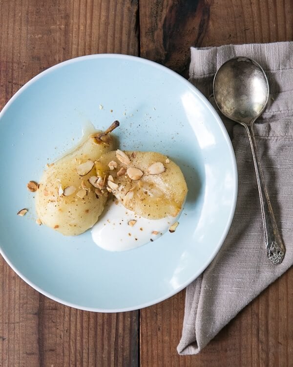 Baked pears