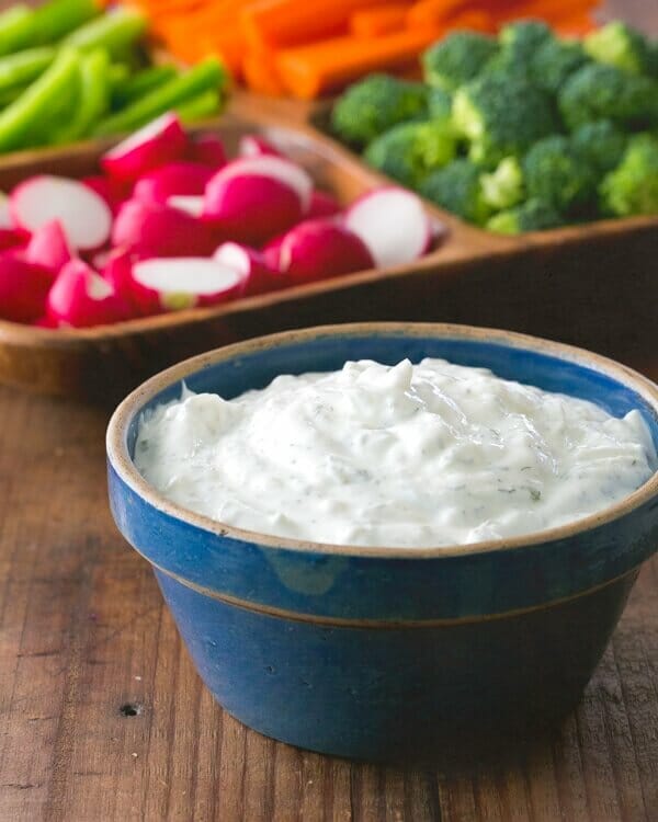 greek yogurt veggie dip