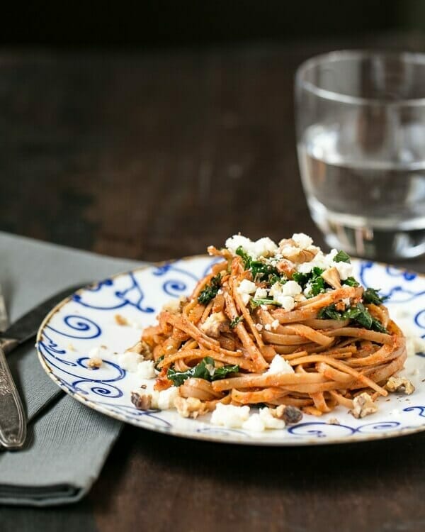 Red Pepper Pesto Pasta