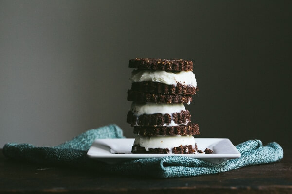 Brownie Ice Cream Sandwiches