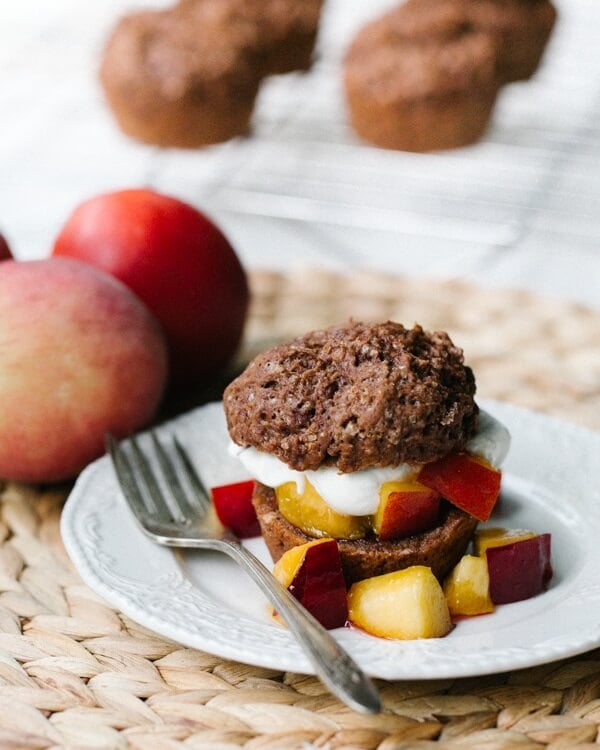 Chocolate Peach Shortcake