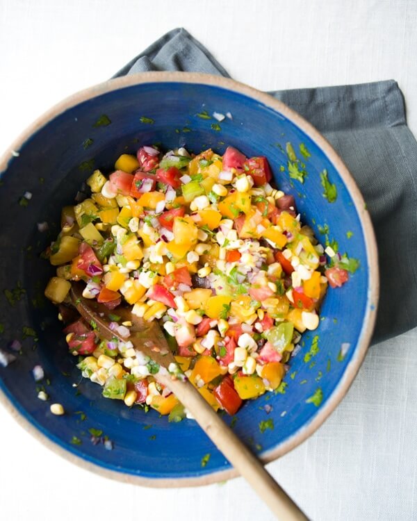 Heirloom Tomato Salsa Cruda