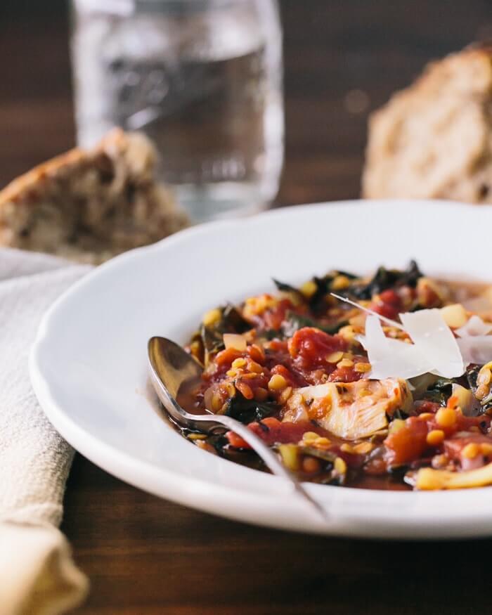 Italian lentil soup