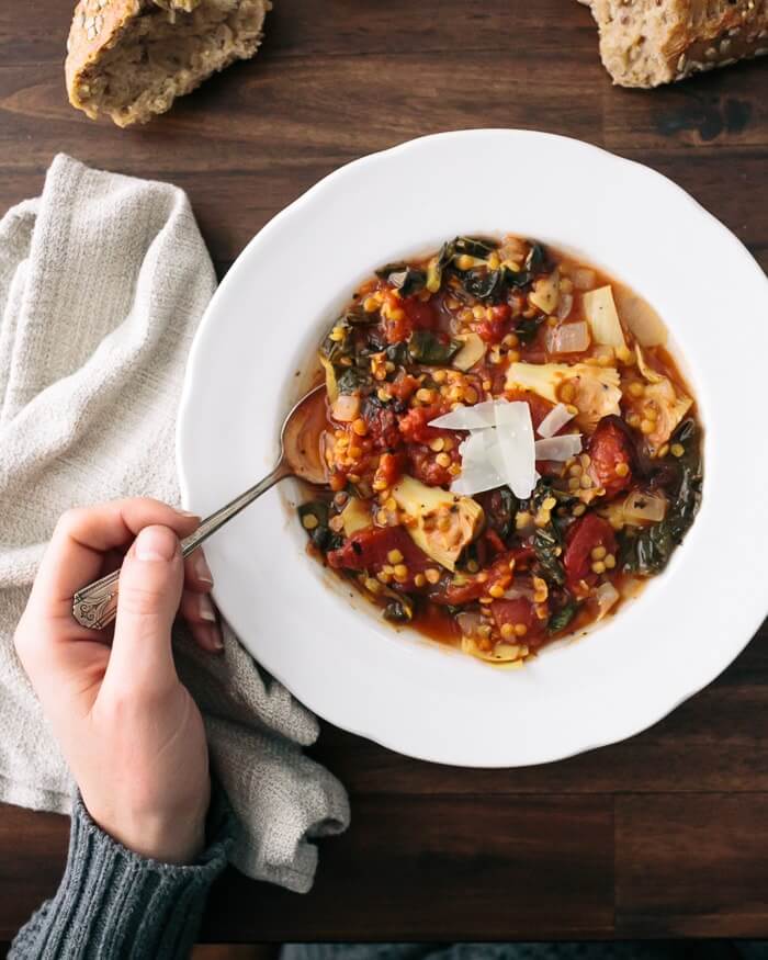 Italian lentil soup