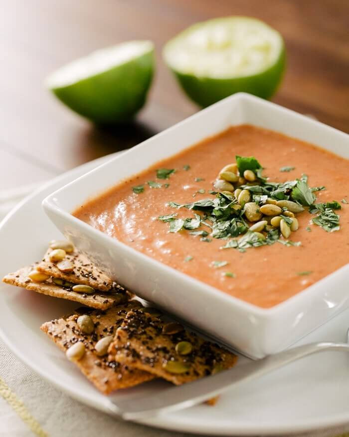 Tomato Lime Indian Soup Recipe