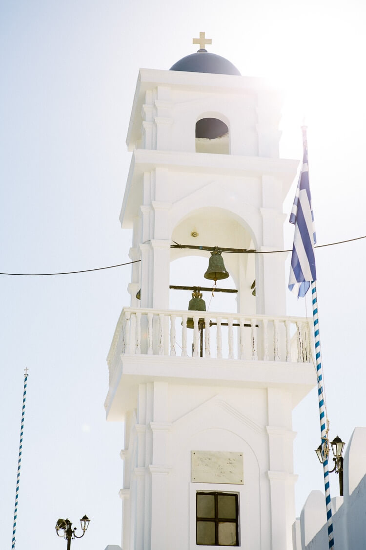 Greek church tower