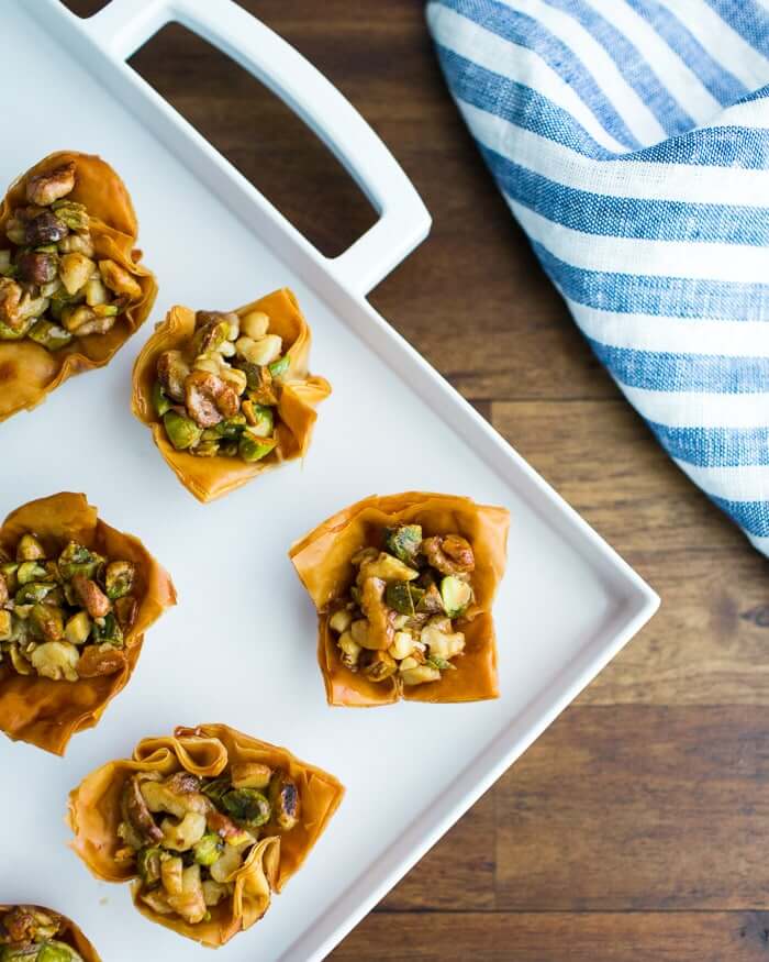 Easy baklava recipe | phyllo cups