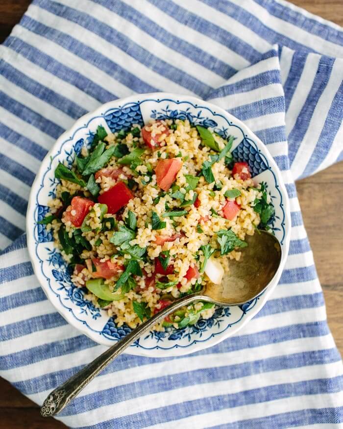 Mediterranean bulgur salad