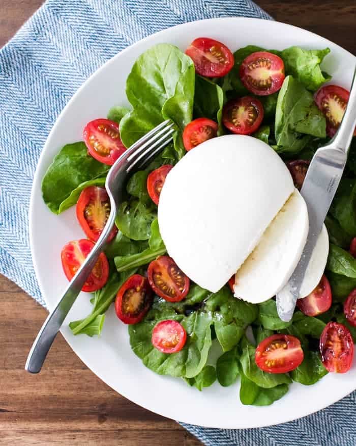Arugula and Tomato Burrata Salad | A Couple Cooks