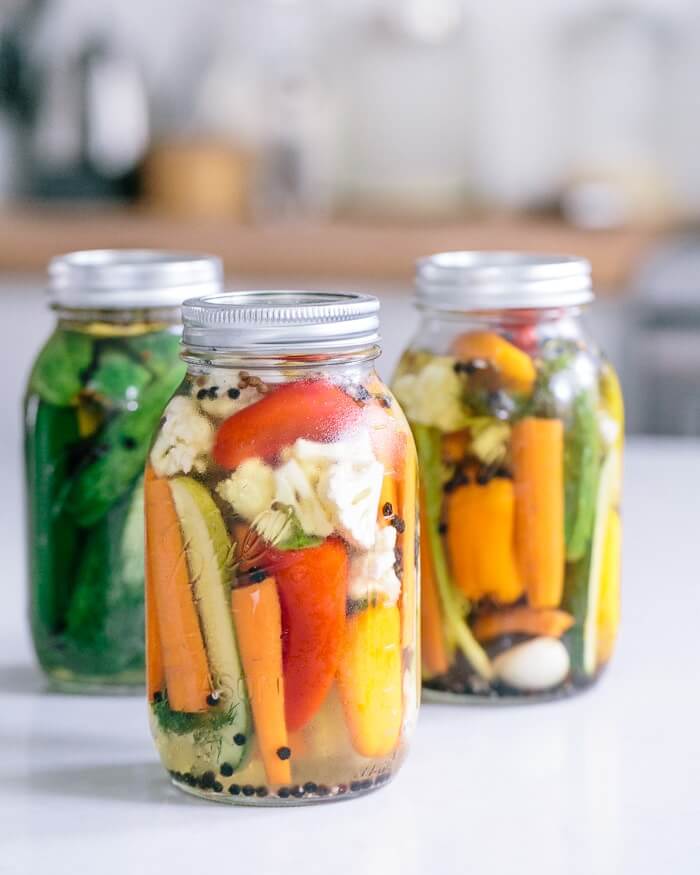 Refrigerator mixed pickles