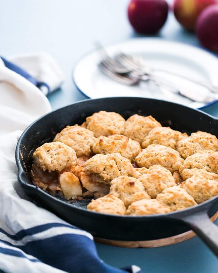 Skillet Apple Cobbler | A Couple Cooks