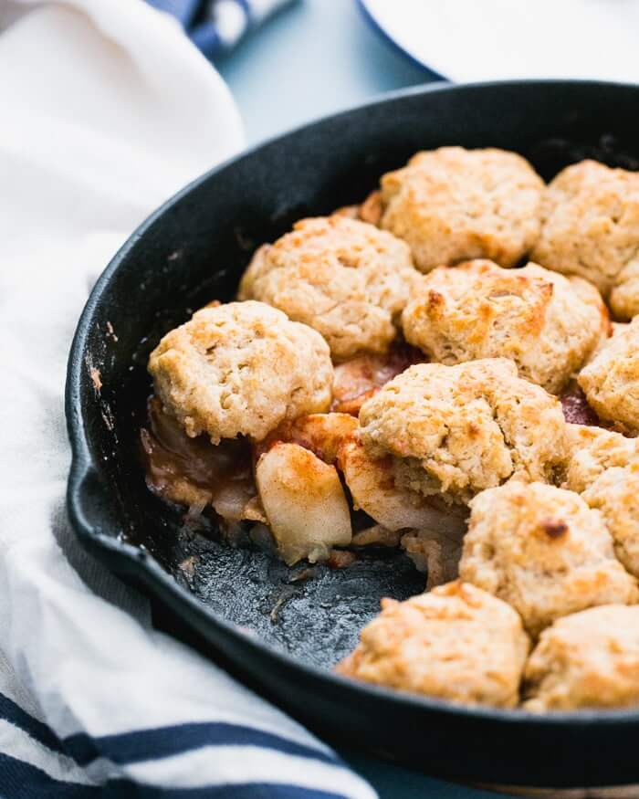 Skillet Apple Cobbler | A Couple Cooks