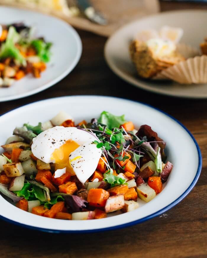 Poached Eggs and Potatoes