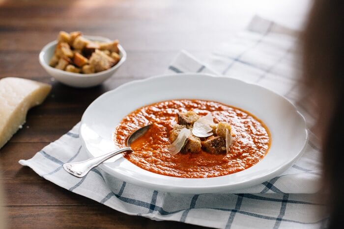 Tomato Artichoke Soup | A Couple Cooks