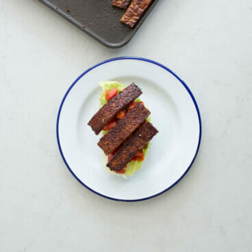 Tempeh bacon