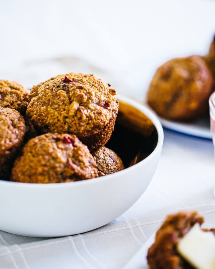 Strawberry Rhubarb Muffins