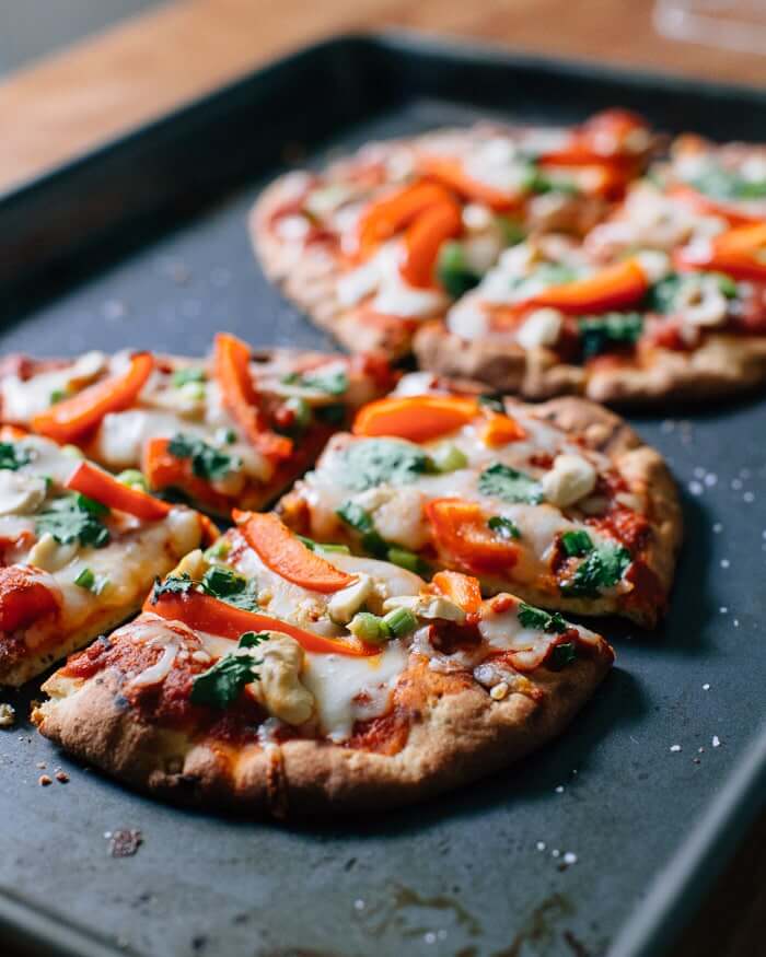 Thai Curry Pizza with Naan Bread | Naan pizza ideas
