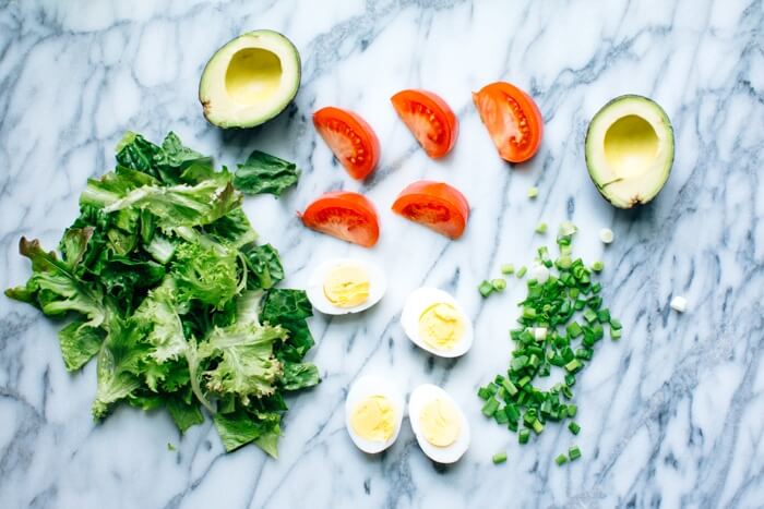 Vegetarian Cobb Salad | A Couple Cooks
