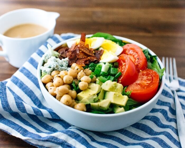 Vegetarian Cobb Salad | A Couple Cooks