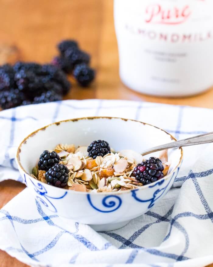 Coconut Apricot Muesli Cereal | How to make muesli