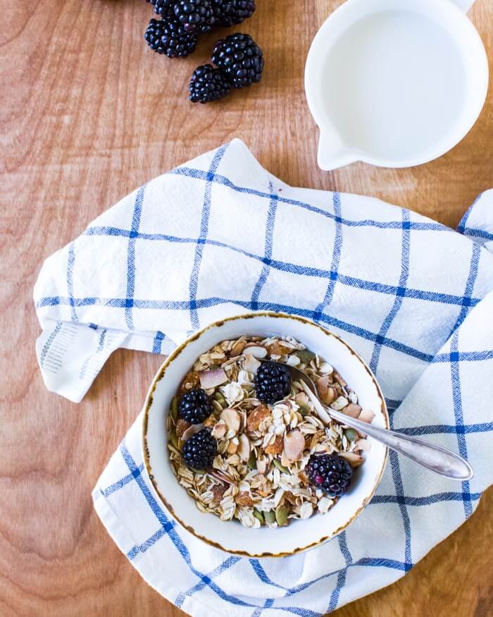 Coconut Apricot Muesli Cereal | How to make muesli
