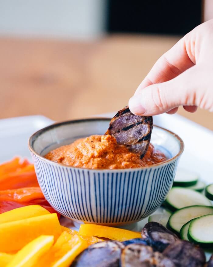 Romesco sauce dip