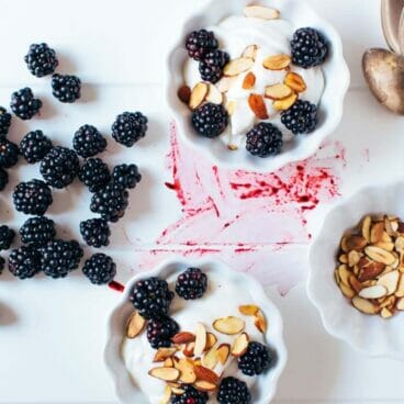 Yogurt whipped cream