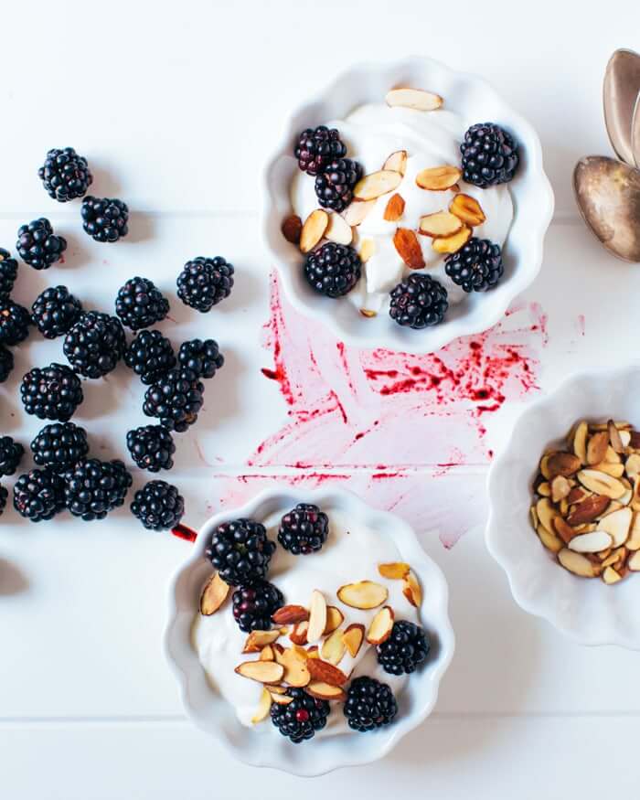 Berries with Yogurt Whipped Cream | A Couple Cooks