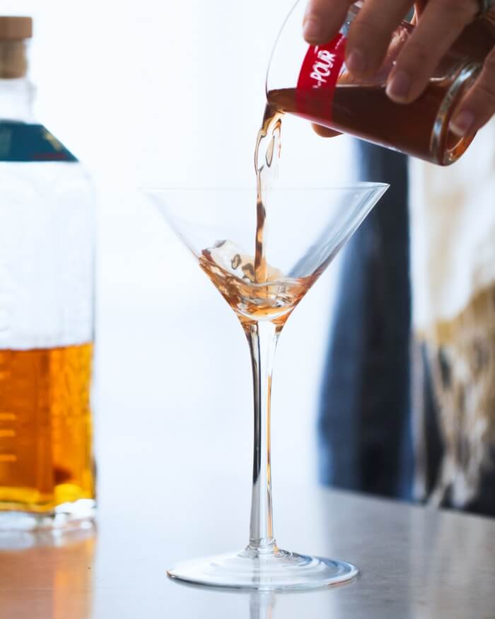 Pouring drink