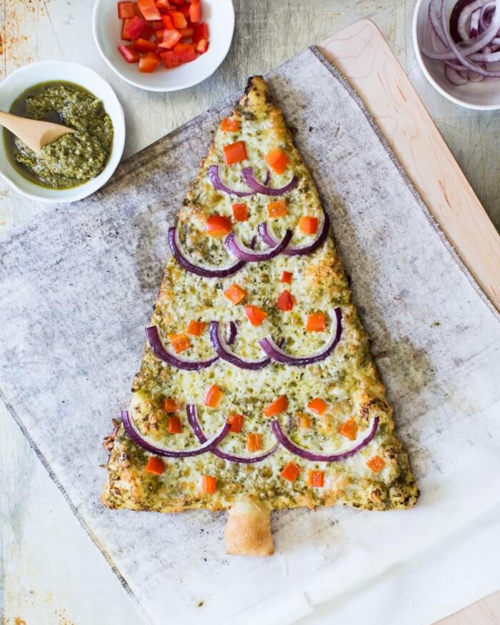 Christmas pizza