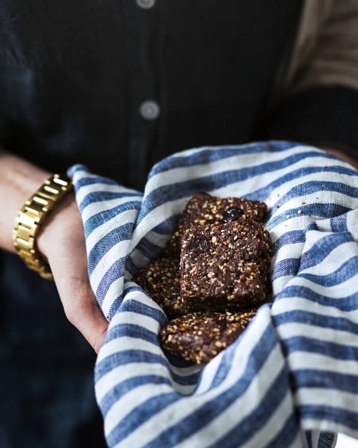 Snack Bars with Cacao Nibs Recipe