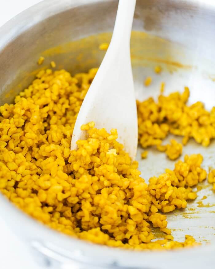 Turmeric rice | Yellow rice recipe
