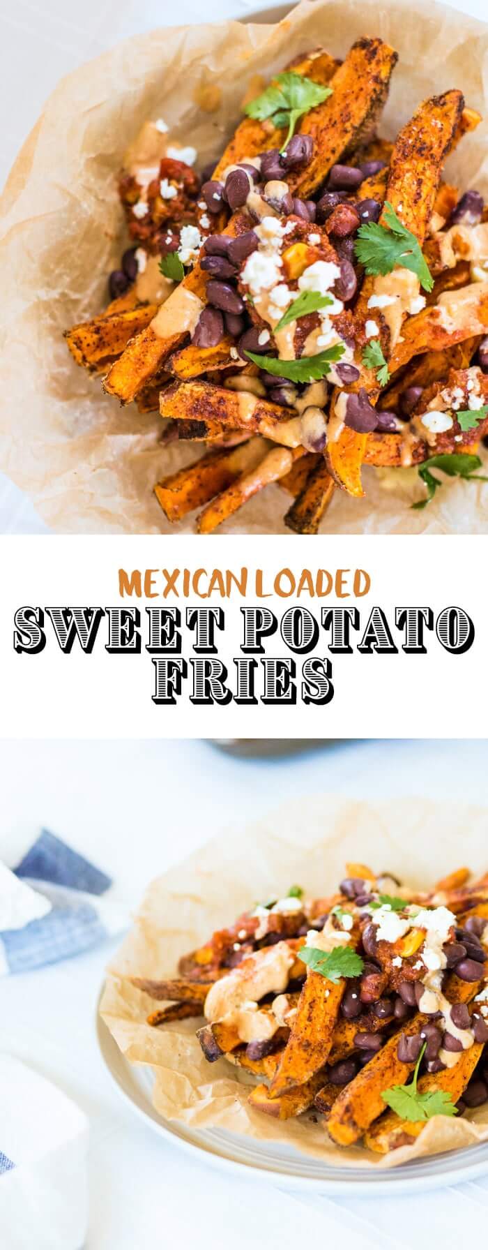 Loaded Sweet Potato Fries Recipe | A Couple Cooks