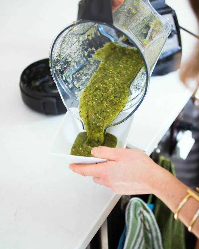 Roasted Tomatillo Salsa | Tomatillo salsa verde