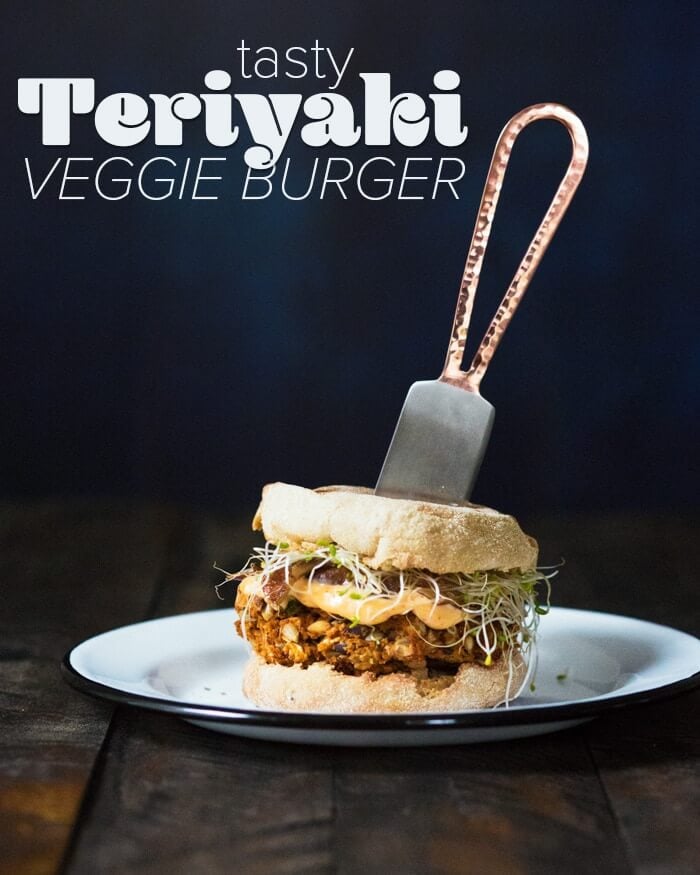 Tasty Teriyaki Veggie Burger | A Couple Cooks