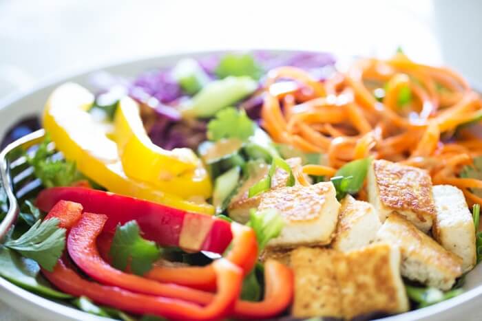Thai Salad with Peanut Sauce Dressing | A Couple Cooks