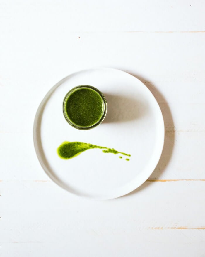 Basil Oil Drizzle | How to make basil oil 