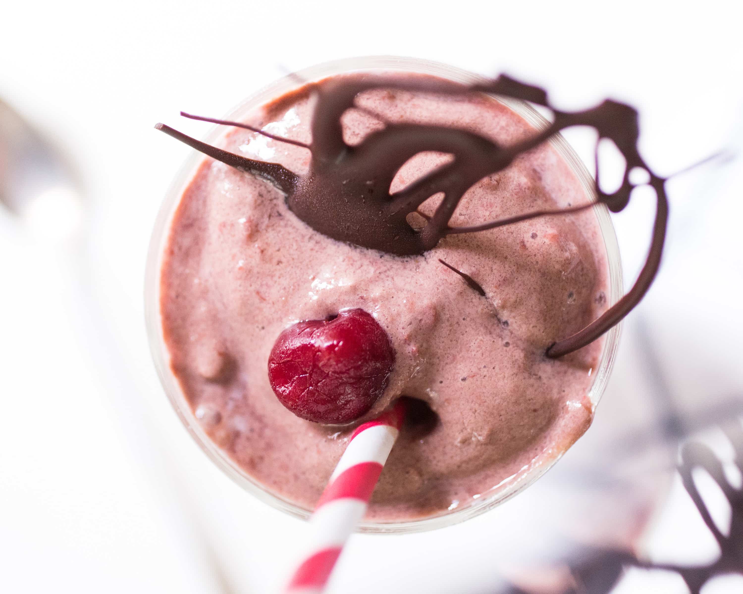 Chocolate Cherry Milkshake