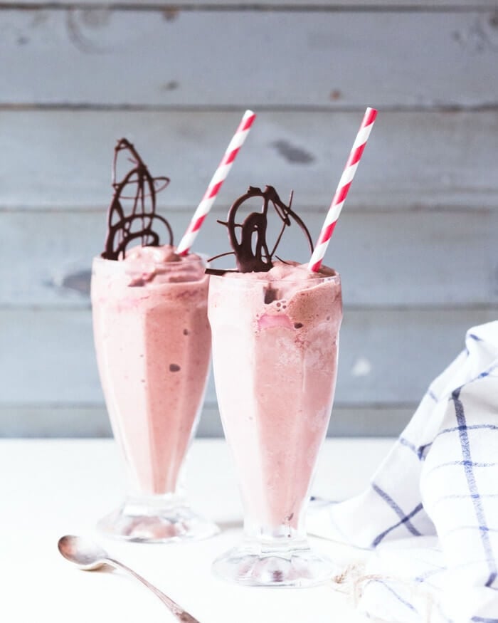 Chocolate Cherry Milkshake